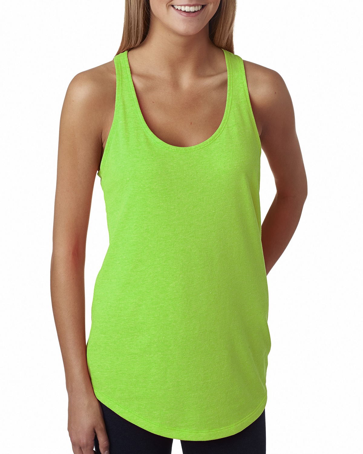 click to view Neon Heather Green